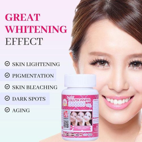 Supreme Gluta White 1,500,000mg Glutathione Skin Lightening Softgels For Whitening, Pigmentation Removal, And Radiant Even-Toned Complexion