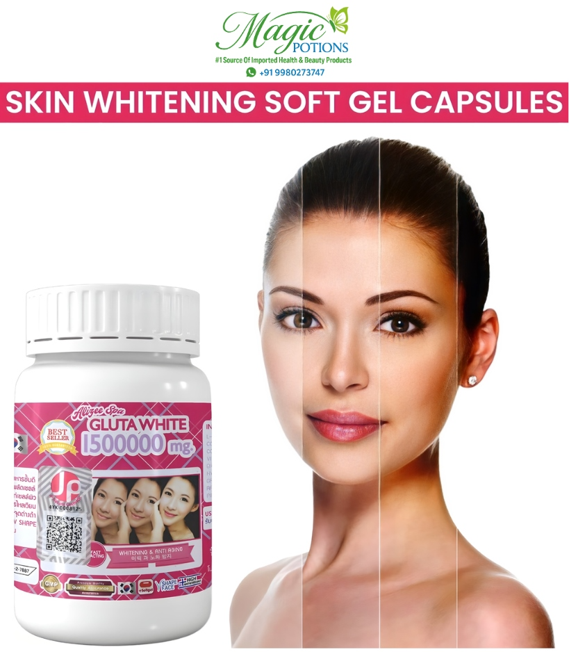 Supreme Gluta White 1,500,000mg Glutathione Skin Lightening Softgels For Whitening, Pigmentation Removal, And Radiant Even-Toned Complexion