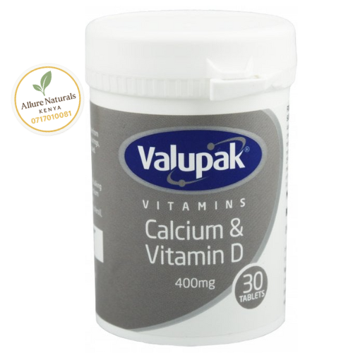 Valupak Omega-3 Fish Oil 1000mg Capsules x 30 Plus Valupak Calcium 400mg With Vitamin D Chewable Tablets Powerful Dual Supplement Pack That Supports Heart, Brain, Bone, And Joint Health