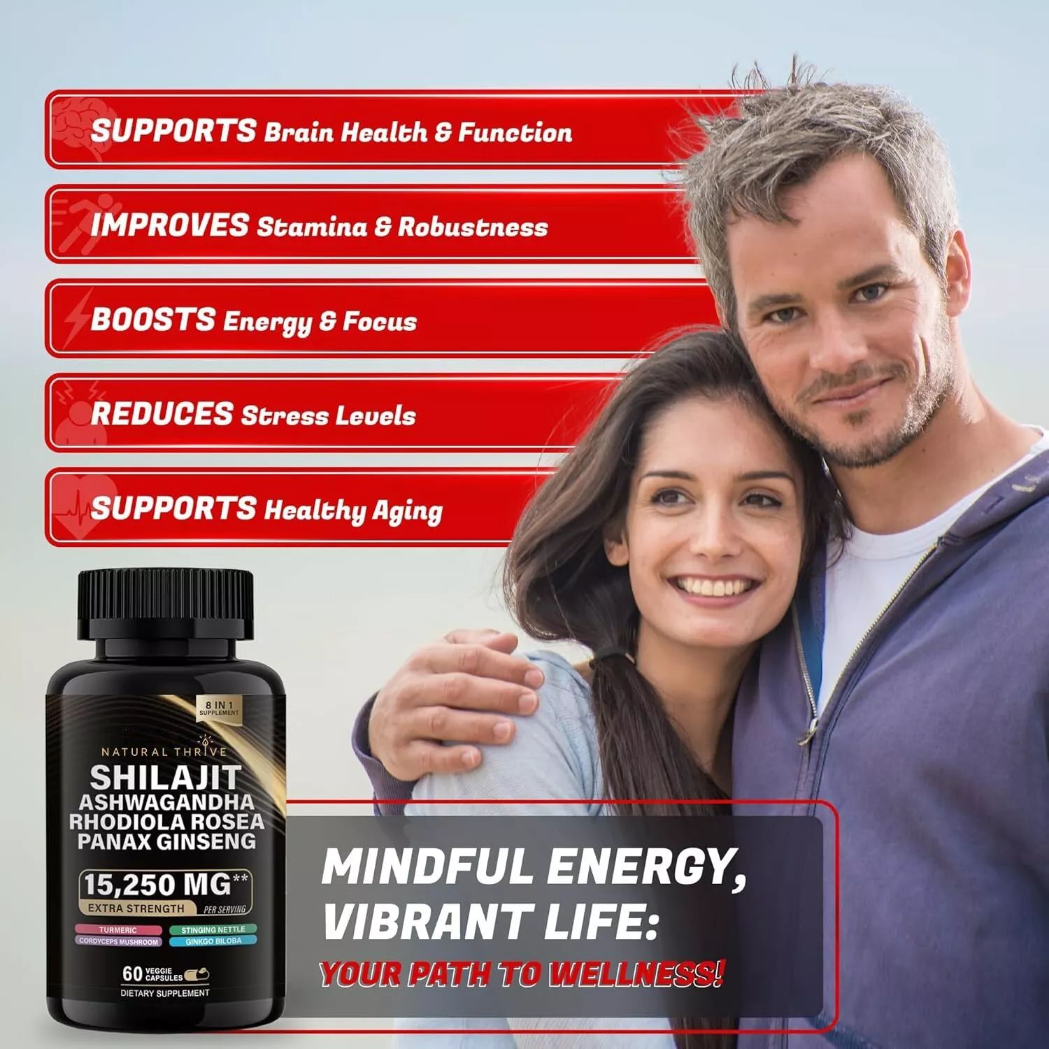 Shilajit Capsules Himalayan Shilajit Boosts Energy, Enhances Focus, Supports Immunity, Promotes Vitality, And Improves Sexual Performance