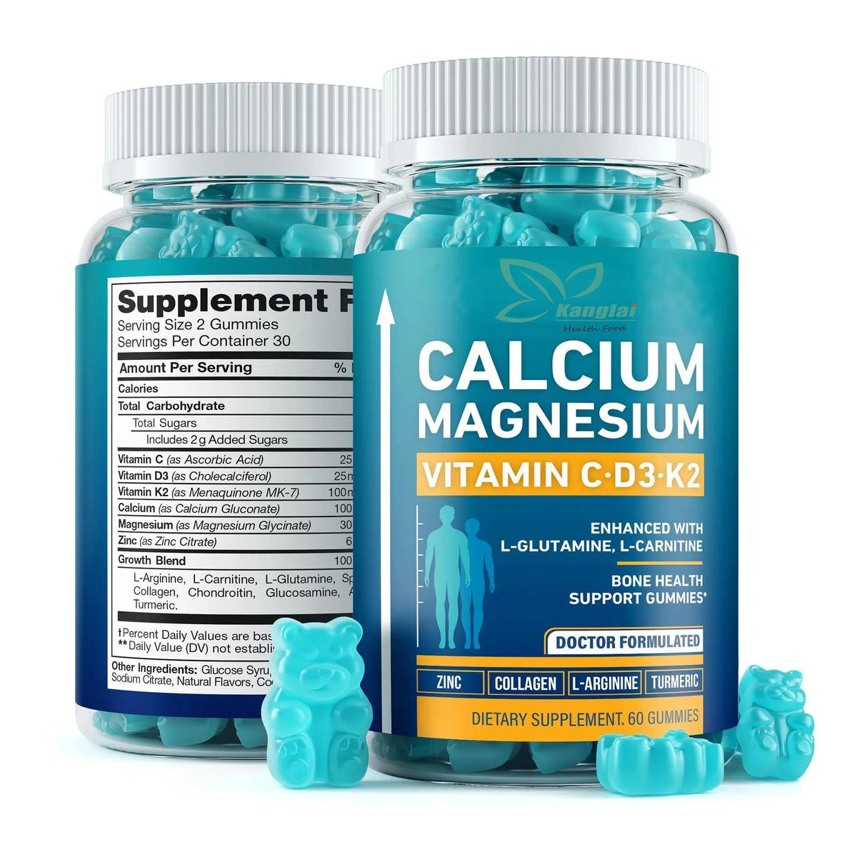 Calcium Magnesium Zinc with Vitamin D3 Gummies For Bone Strength, Muscle & Nerve Support, Energy, Immunity Boost & Metabolism Health Strengthen Bones, Boost Immunity, And Support Energy