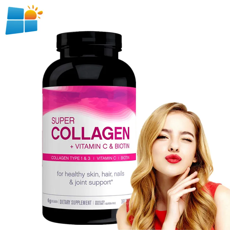 Neocell Super Collagen 360 Tablets Vitamin C & Biotin For Hair, Skin, Nails, And Joints Health With 6g Collagen, 1.3 Collagen Types, Supports Youthful Glow and Joint Mobility