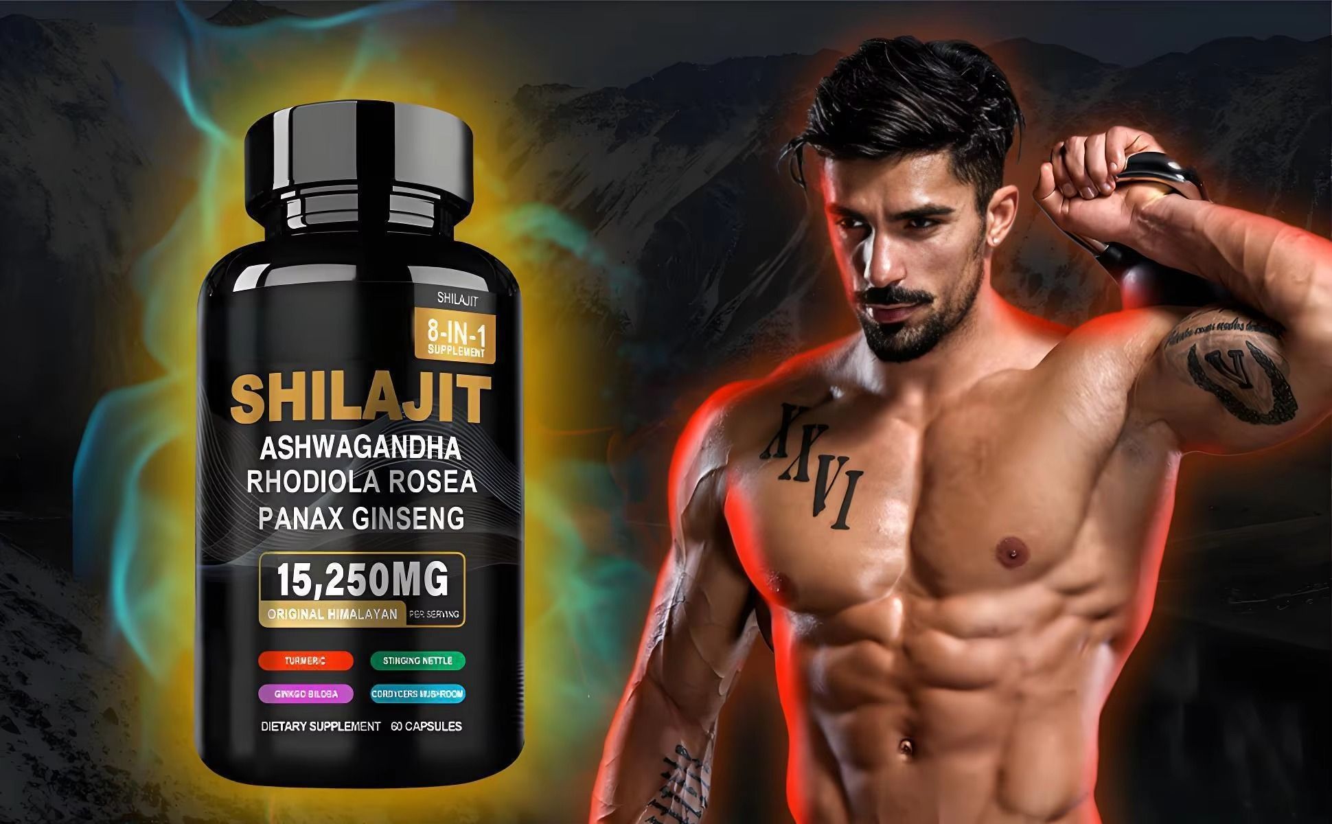 Shilajit Capsules And Maca Boost Coffee Combo For Men Natural Energy Strength Hormonal Balance Stamina Libido Testosterone And Performance Enhancer Supplement