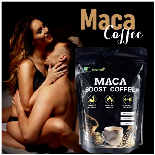 Maca Boost Coffee For Men Natural Energy Stamina Testosterone Hormonal Balance Libido Endurance Vitality Mental Focus Strength And Performance Enhancer Supplement Increase Energy, Strength, Libido
