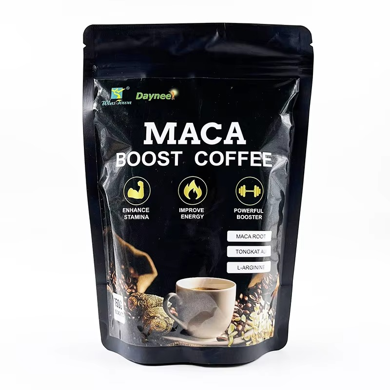 Maca Boost Coffee For Men Natural Energy Stamina Testosterone Hormonal Balance Libido Endurance Vitality Mental Focus Strength And Performance Enhancer Supplement Increase Energy, Strength, Libido