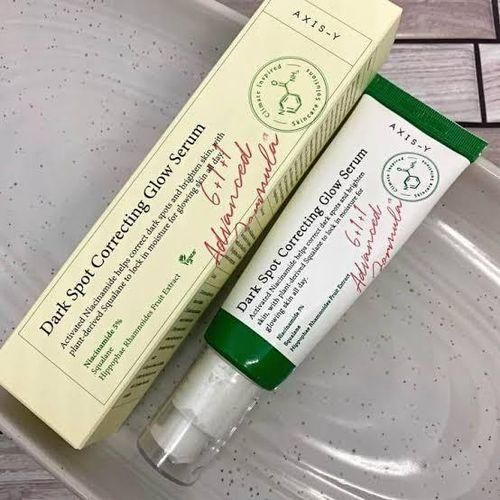 AXIS-Y Dark Spot Correcting Glow Serum With Niacinamide & Squalane Brightens, Evens Skin Tone & Fades Dark Spots For A Radiant Glow