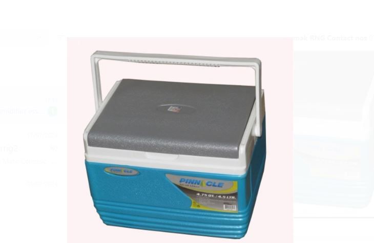Pinnacle Cooler Box 4.5 ltrs Chiller Cool Box Portable For Ice or  Medicine or  Ice Pop Picnic Travel Hiking