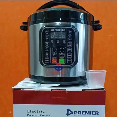 Premier Digital Electric Pressure Cooker 6.0 L Capacity Improved Design Enhanced Non-Stick Coating Great for Easy Family Meals