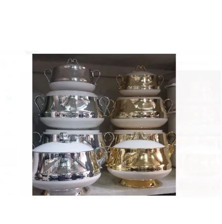 New Arrivals 4pcs of SHAHI Casserole Hotpots Food Warmer Hot Pot, Serving Dishes Serveware Set  (3500 ml, 2500, 1500 and 1000ml)