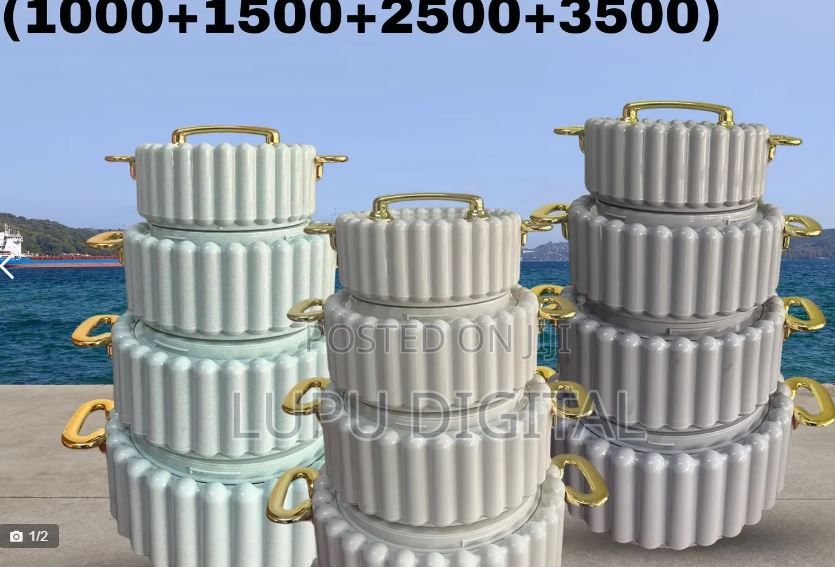 4pcs of Gold Star Insulated Hotpots Food Warmer Hot Pot, Serving Dishes Serveware Set 1000, 1500, 2500 and 3500ml Casserole