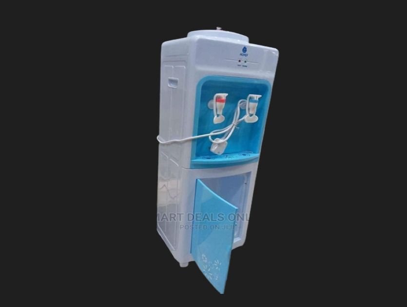 Nunix Free standing Hot and Normal Water Dispenser Stand Alone 2 taps Dispenser 7K White & Blue