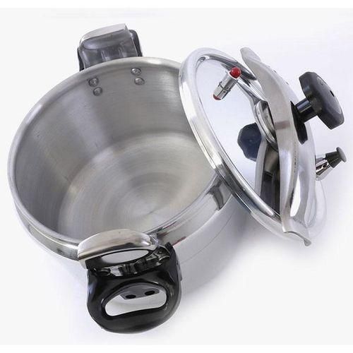 Nunix Aluminum Pressure Cooker Explosion Proof Stainless Steel Different Sizes in Litres