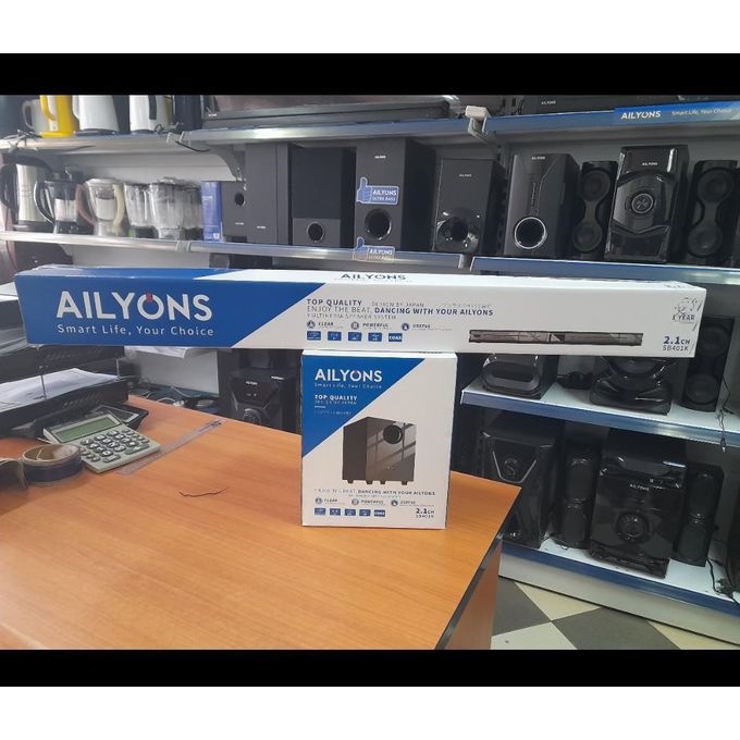 AILYONS Sound bar-2.1ch soundbar multimedia speaker system Subwoofer sound system woofer