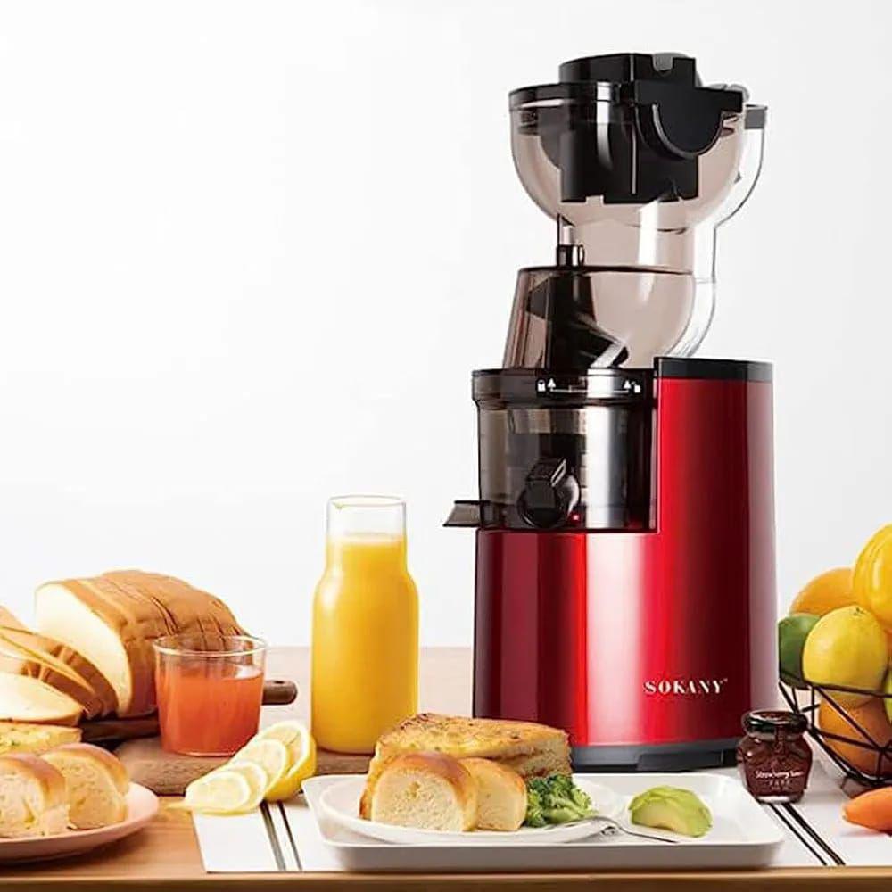 300 Watts Sokany Slow Juicer to Blend your Juice Powerfully and Perfectly Blended
