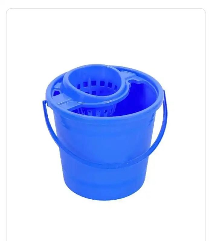 Heavy plastic Home or Office cleaning mop round Bucket