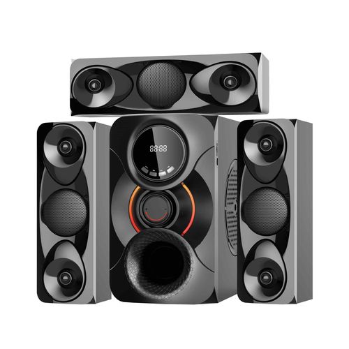 Globalstar GS-801 3.1CH Mini Home Theater  MULTIMEDIA WOOFER SYSTEM SPEAKERS SUBWOOFER with AC DC USB/FM/BLUETOOTH 15,000W PMPO and Remote Control Woofer