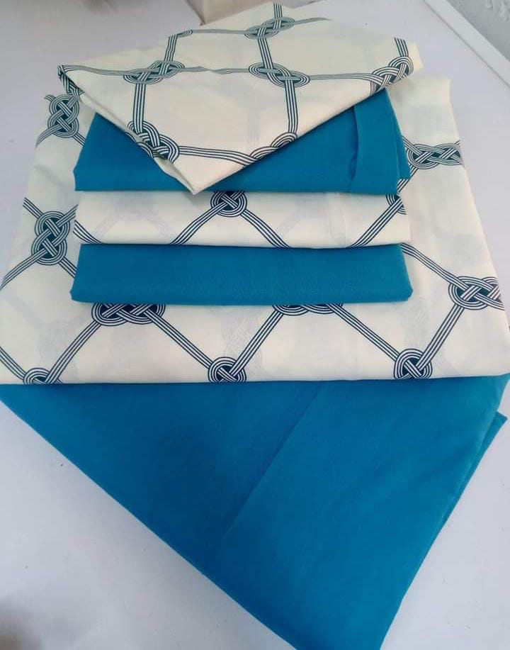 CLEARANCE OFFER Fashion 6 Piece Cotton Bedsheets 2 Bedsheets And 4 Pillow Cases, Mix And Match 6 By 7