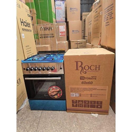 CLEARANCE OFFER Roch 60*60 ,3+1 Standing Cooker, 3 Gas And 1 Electric Plate, Auto Ignation