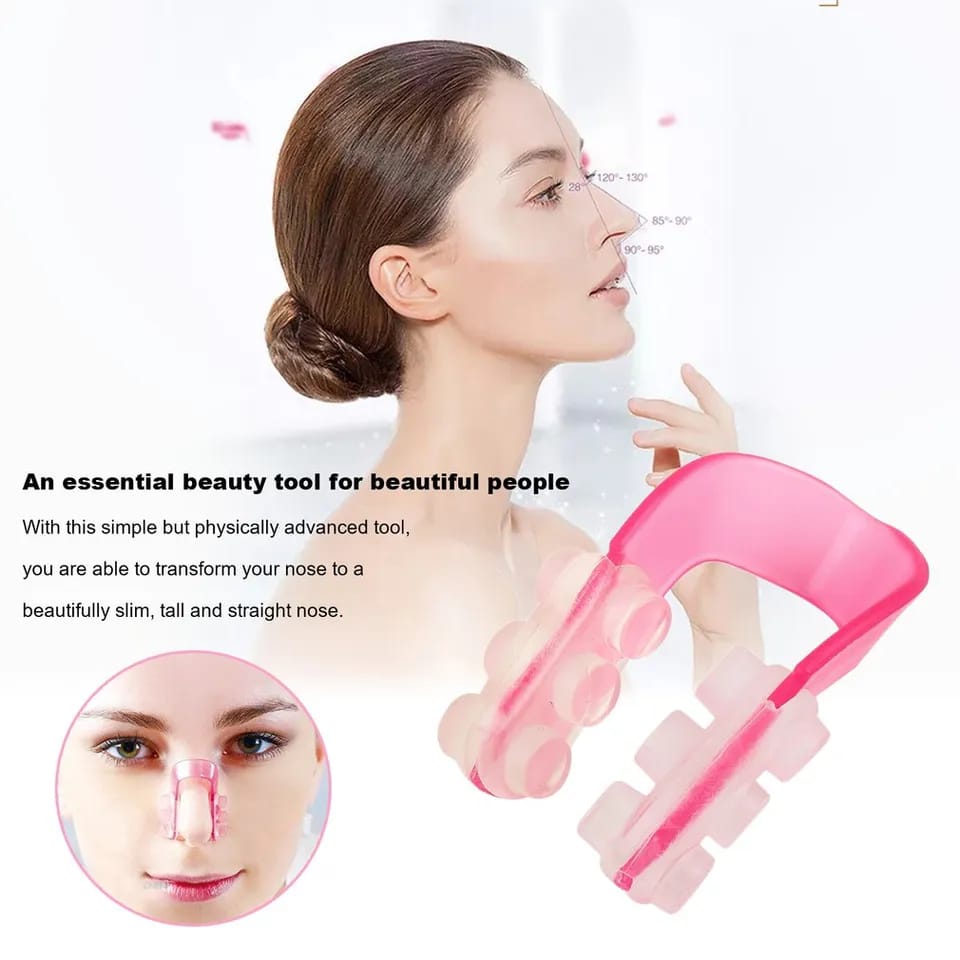 Nose lift/corrector, bridge straightening Helps shape and lifts your nose without the need of expensive plastic surgery.
With high quality silicone, comfortable and won’t damage your skin.
Applies to