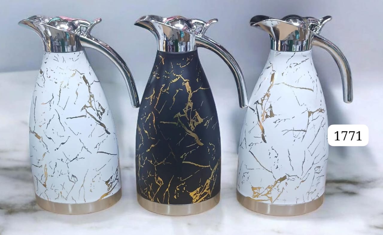2ltr flask with marble effect.Double wall insulated stainless steel vacuum flask is a high quality product, made of stainless steel, unbreakable.