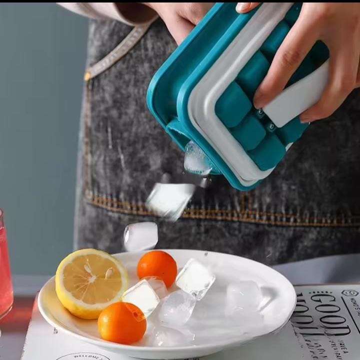 36 ICE-CUBES IN PORTABLE ICE CUBE MOLD