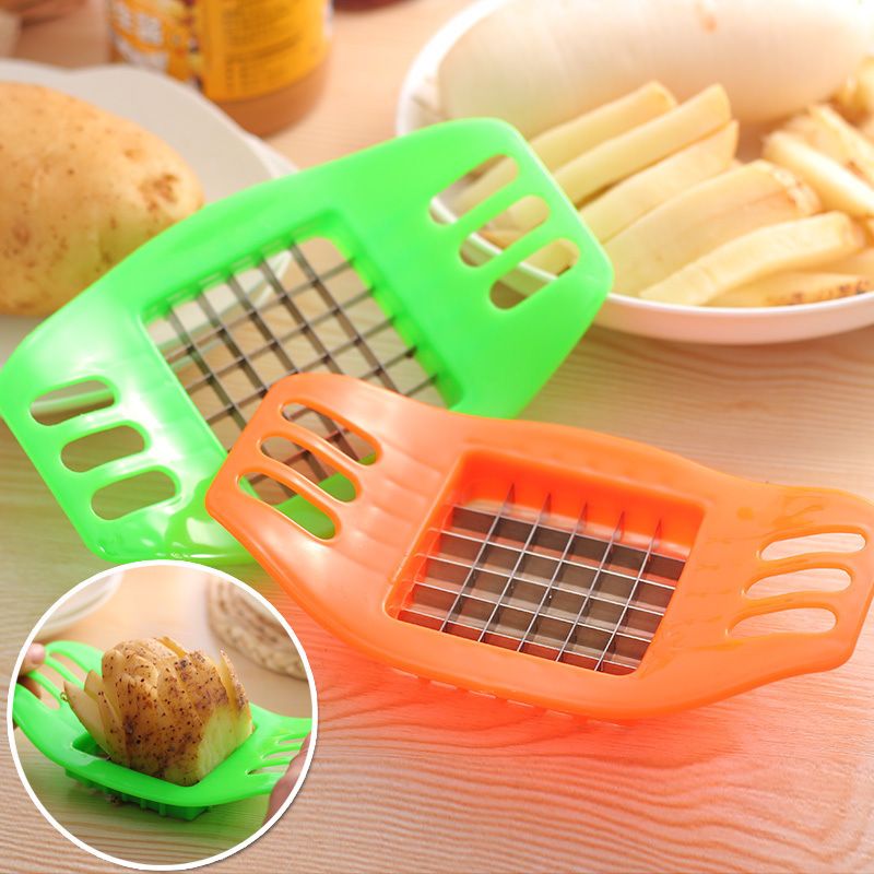 Potato Cutting Device Fries  French Fry Yarn Cutter Set Carrot Vegetable Slicer Chopper Chips Making Tool Kitchen Accessories