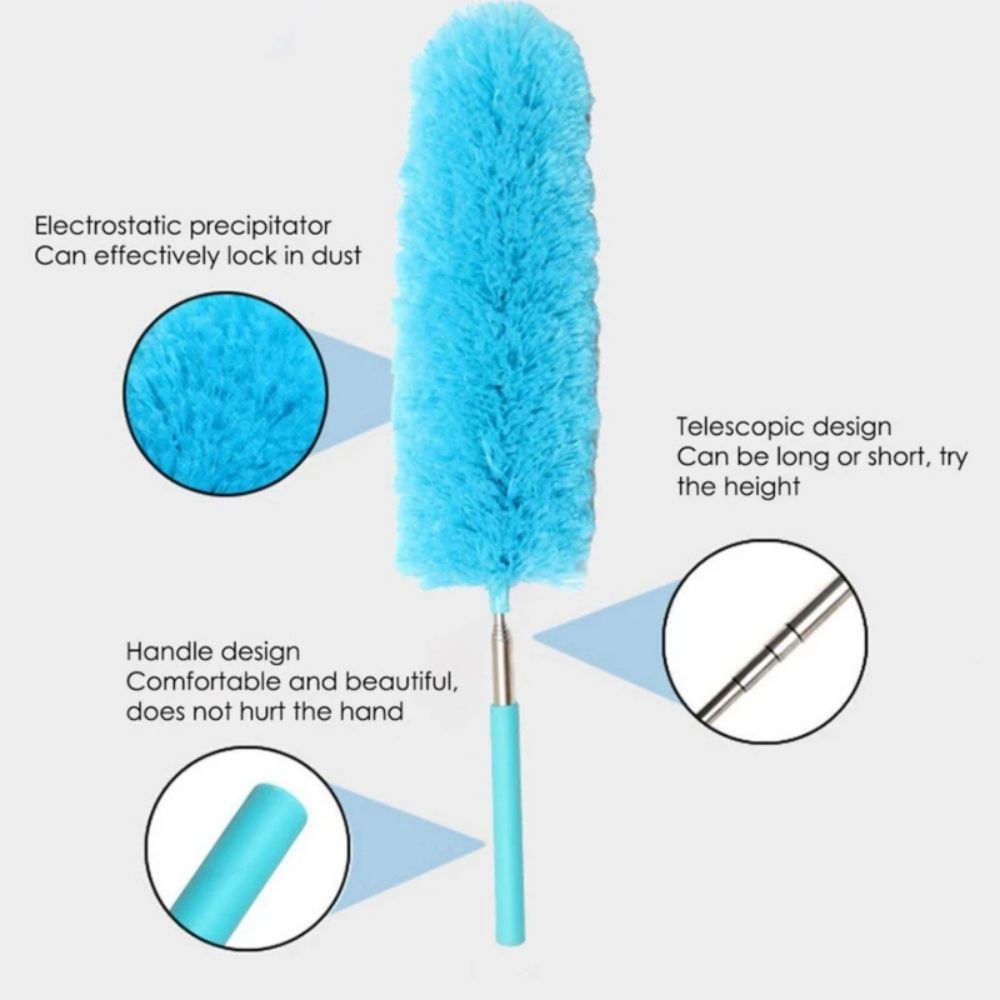 Microfiber Duster Brush Extendable Hand Dust Removal Cleaner Anti Dusting Brush Home Air-condition Feather Car Furnitur Cleaning