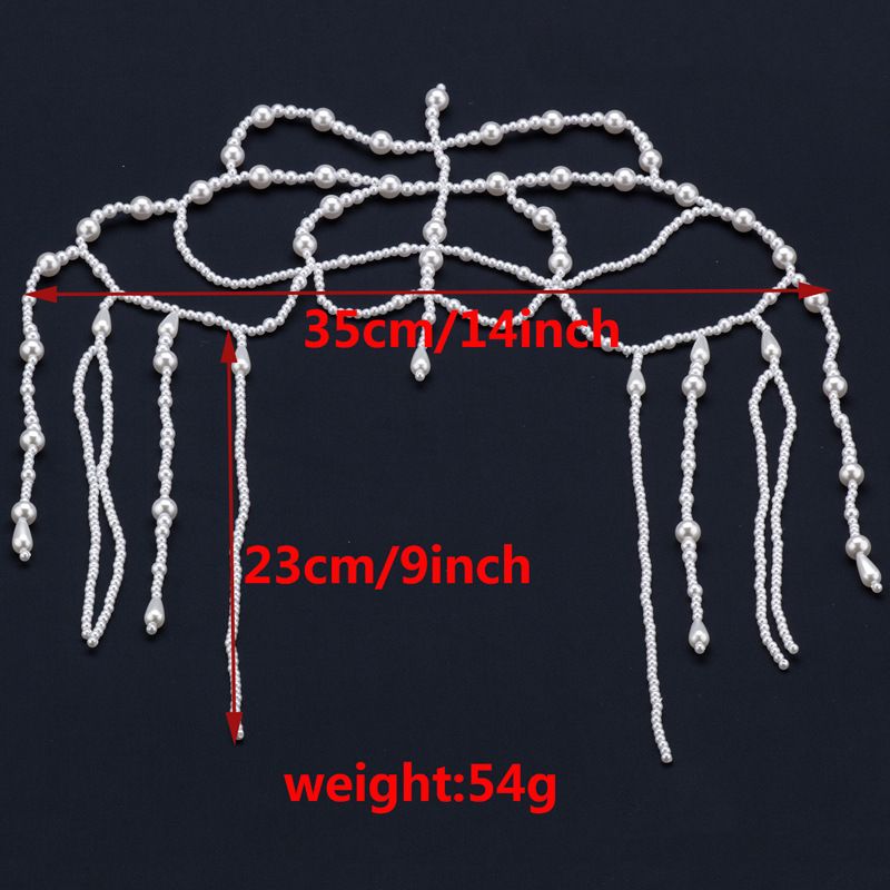 Wedding tiaras pearl tiaras wedding hairstyle accessories tassel pearl tiaras bridal hairstyle accessories tiaras