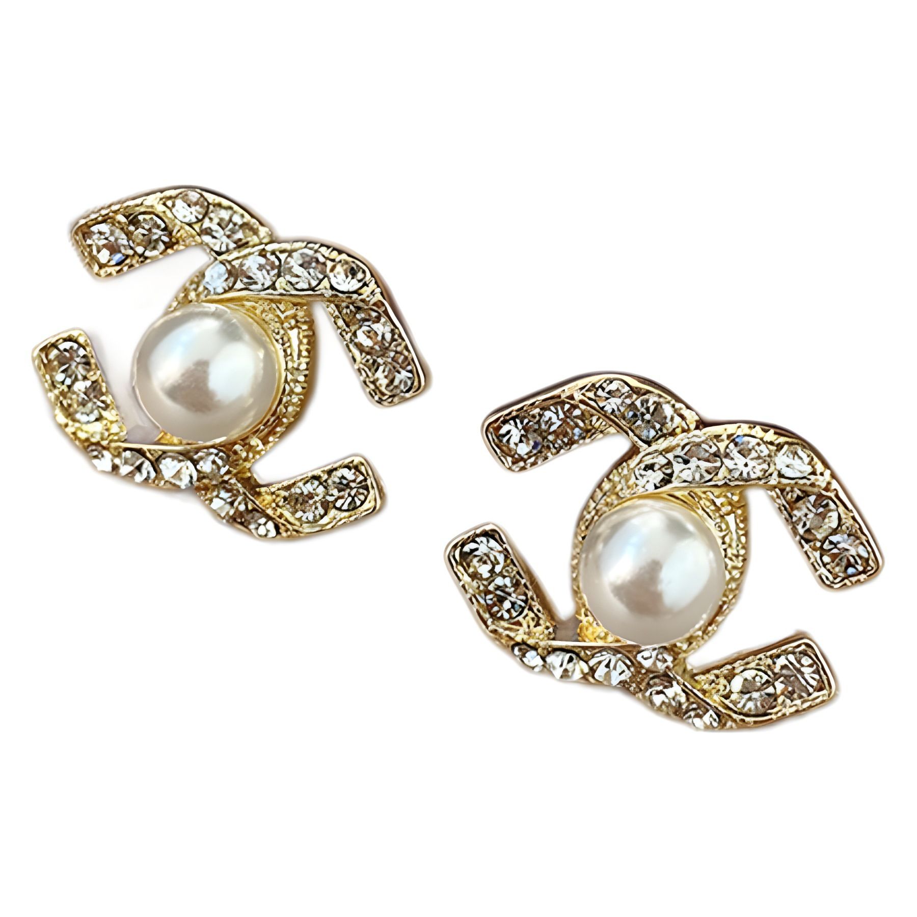 Vintage pearl earrings 18K gold earrings anti-allergic earrings anti-fading earrings women’s jewelry gift