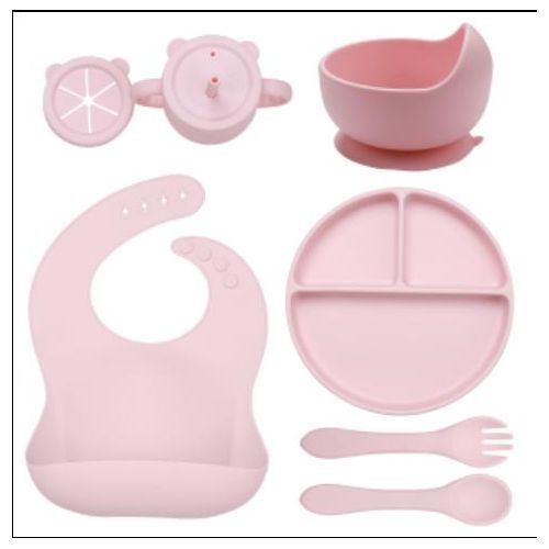 CLEARANCE OFFER Silicone Baby Feeding Set