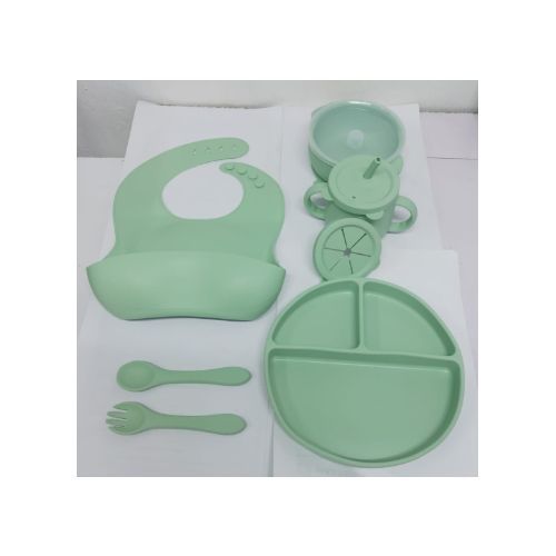 CLEARANCE OFFER Silicone Baby Feeding Set