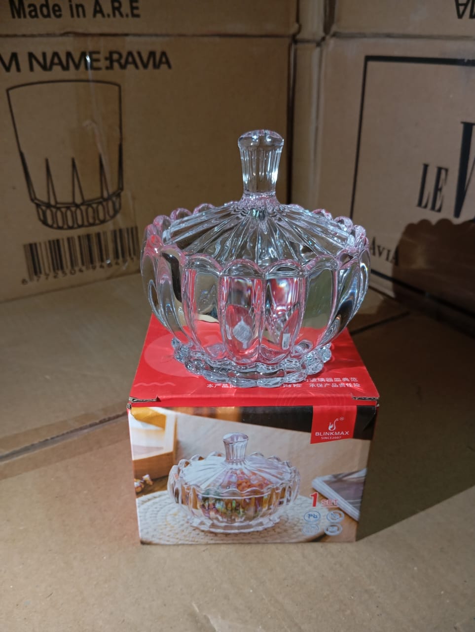 CLEARANCE OFFER Glass Sugar Dish
