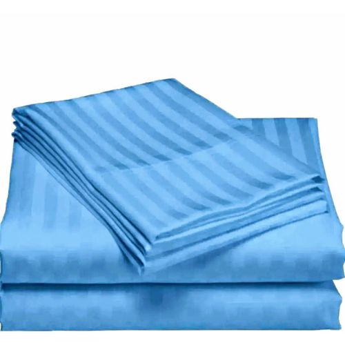 CLEARANCE OFFER  Luxury Stripped Cotton/Satin Bedsheets (Size 6*6)