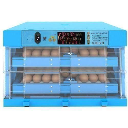 CLEARANCE OFFER 128Eggs Solar Incubator AC / DC Fully Automatic Eggs Incubator Can Use Electricity As Well