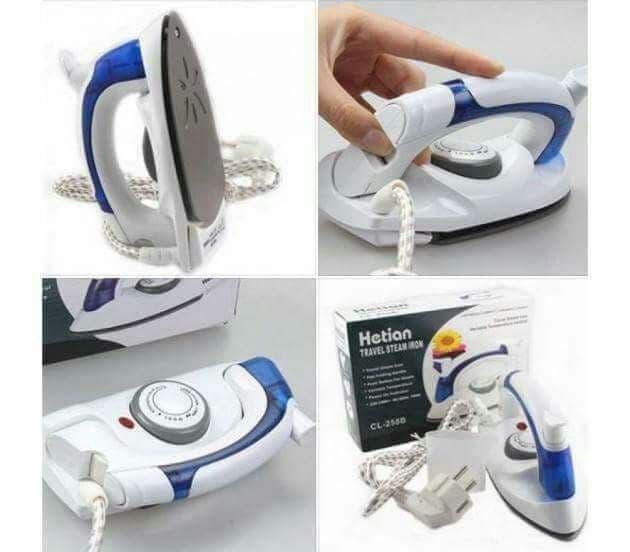 Sokany Easily Portable & Foldable Steam Iron Box,  easy to useI, ideal for when traveling on holiday or business, Adjustable thermostatic control, Non-stick sole-plate