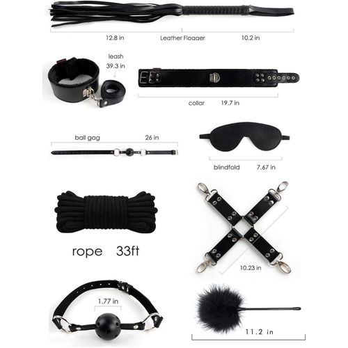 Sex Bondage Kit for Women: 10 PCS