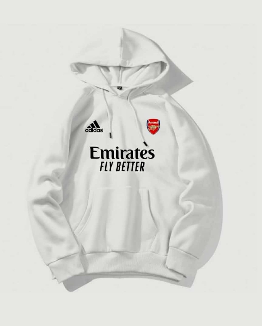 Best Quality New season  Arsenal Heavy Hoodie with Two Pockets Unisex Adult Sizes S to 3XL
