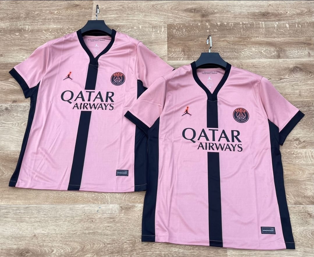 24/25 Paris Saint-Germain PSG Away Rose Gold Jersey Version Short Sleeve (Player Version)