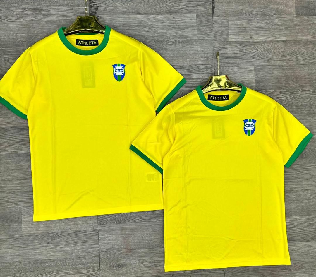 Authentic Good Quality 1970-74 Brazil Home Jersey.