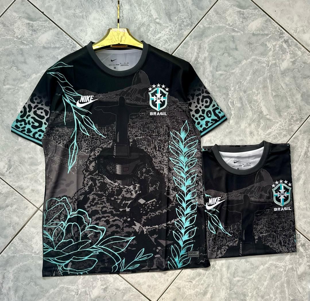 New Good Quality Authentic Brazil Jungle Night Special edition 25/26 Jersey.