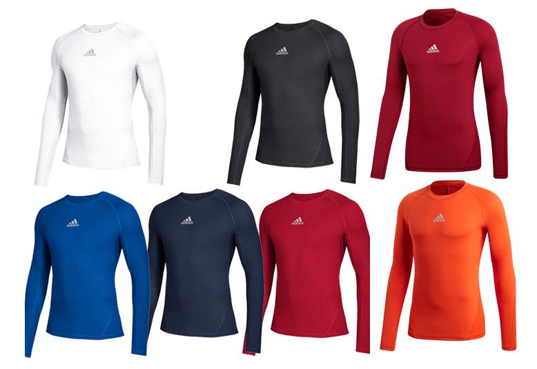 Men's Baselayer Shirt Alpha Skin Sport Long-Sleeved Workout Top Tee Pregame Fitness Tactical Gym Shirts Compression Running TShirt For Men Base Top One Size Fits All Stretchy Lightweight