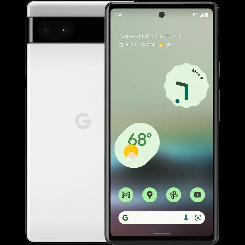 REFURBISHED GOOGLE PIXEL 6 128GB ROM 8GB RAM DISPLAY 6.4 INCHES REAR CAMERA 50MP + 12MP BATTERY CAPACITY 4614mAh ANDROID 15