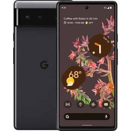 REFURBISHED GOOGLE PIXEL 6 128GB ROM 8GB RAM DISPLAY 6.4 INCHES REAR CAMERA 50MP + 12MP BATTERY CAPACITY 4614mAh ANDROID 15