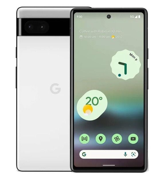 REFURBISHED GOOGLE PIXEL 6 128GB ROM 8GB RAM DISPLAY 6.4 INCHES REAR CAMERA 50MP + 12MP BATTERY CAPACITY 4614mAh ANDROID 15