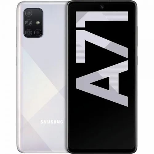 REFURBISHED SAMSUNG A71 5G 128GB ROM 8GB RAM DISPLAY 6.7 INCHES 8GB RAM 128GB ROM REAR CAMERA 64MP + 12MP + 5MP + 5MP BATTERY CAPACITY 4500Mah