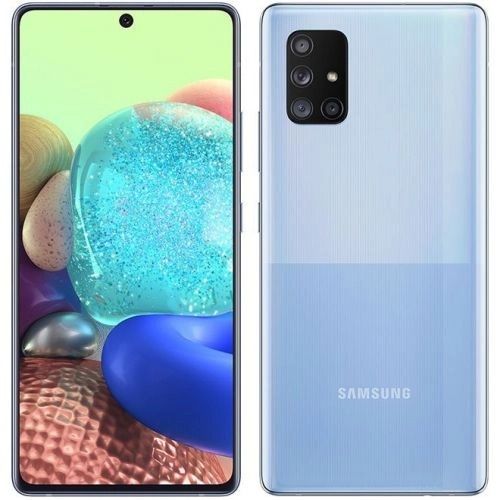 REFURBISHED SAMSUNG A71 5G 128GB ROM 8GB RAM DISPLAY 6.7 INCHES 8GB RAM 128GB ROM REAR CAMERA 64MP + 12MP + 5MP + 5MP BATTERY CAPACITY 4500Mah