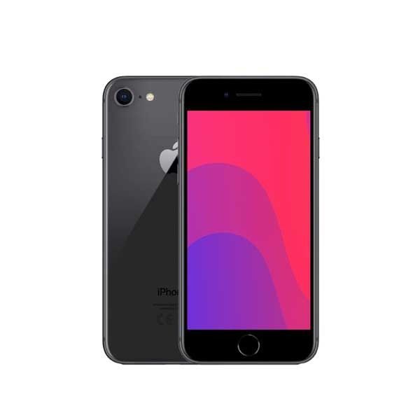 REFURBISHED IPHONE 8 64GB RED DUAL BACK CAMERA 12MP+7MP DISPLAY SIZE 4.7 INCHES BATTERY HEALTH 100% WITH ACCESSORIES
