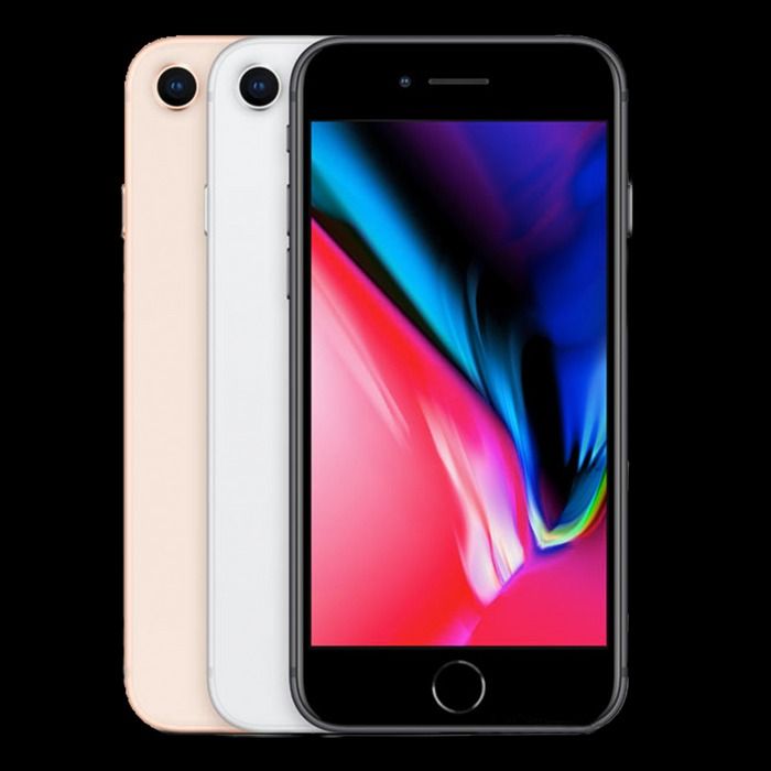 REFURBISHED IPHONE 8 64GB RED DUAL BACK CAMERA 12MP+7MP DISPLAY SIZE 4.7 INCHES BATTERY HEALTH 100% WITH ACCESSORIES