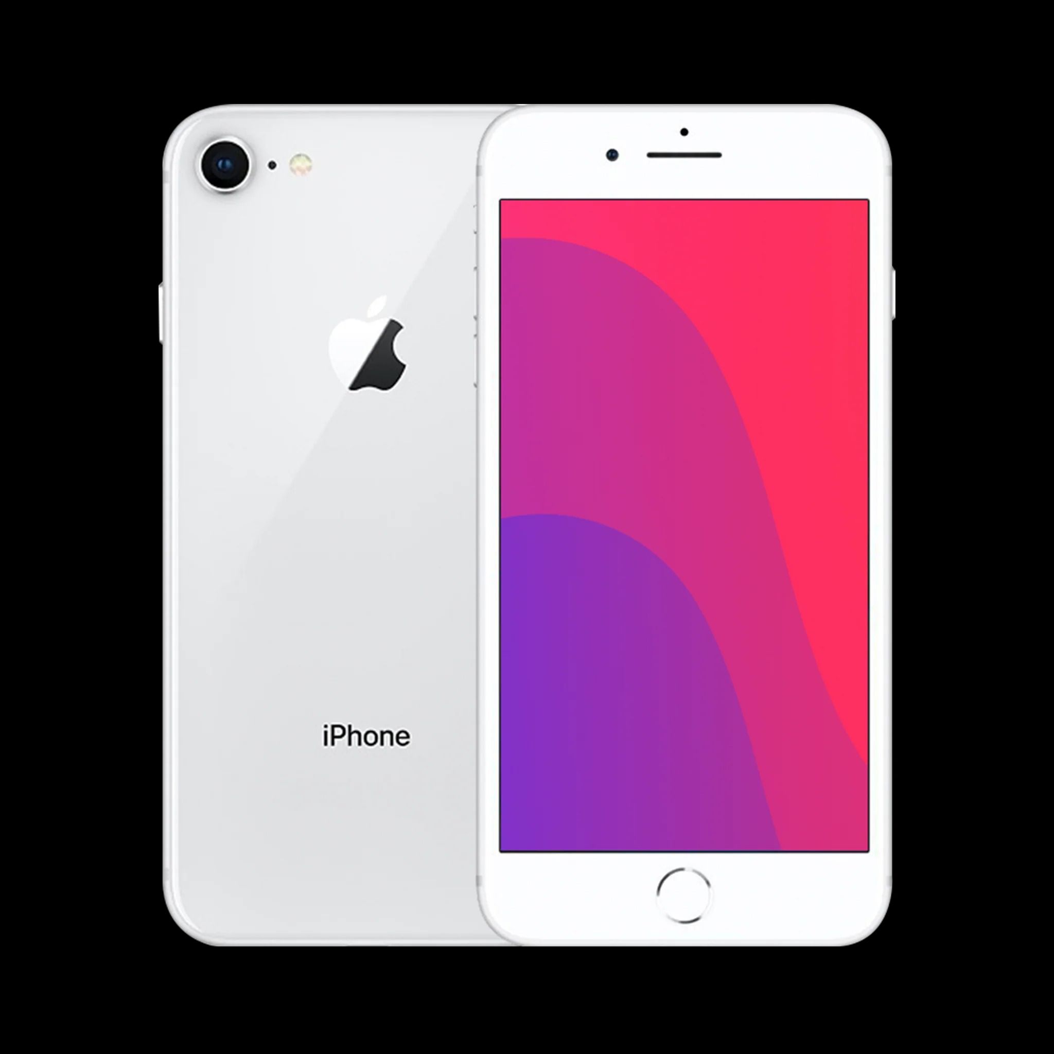 REFURBISHED IPHONE 8 64GB RED DUAL BACK CAMERA 12MP+7MP DISPLAY SIZE 4.7 INCHES BATTERY HEALTH 100% WITH ACCESSORIES