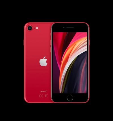 REFURBISHED IPHONE 8 64GB RED DUAL BACK CAMERA 12MP+7MP DISPLAY SIZE 4.7 INCHES BATTERY HEALTH 100% WITH ACCESSORIES